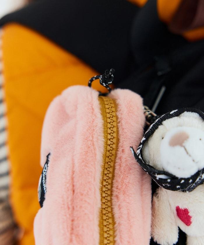 特別款絨毛方形小號收納包