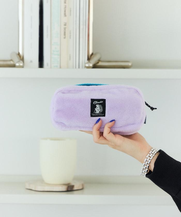 特別款絨毛方形收納包 M