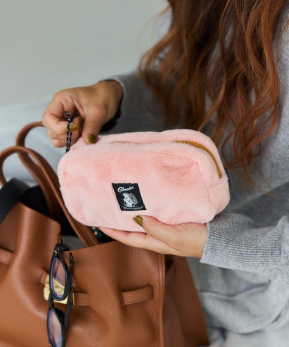 特別款絨毛方形收納包 M