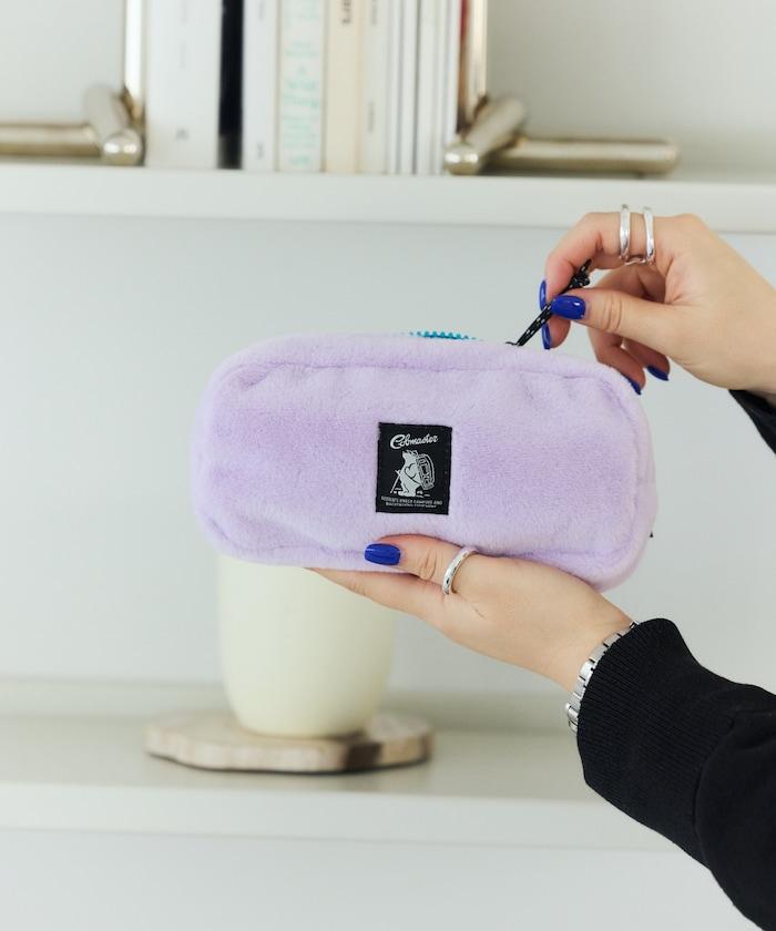 特別款絨毛方形收納包 M