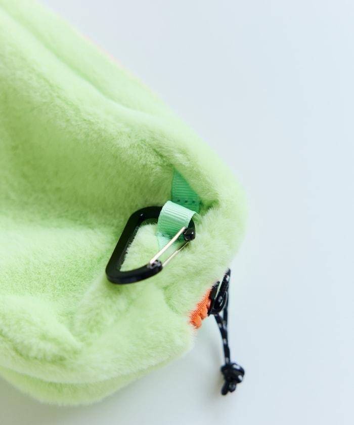 特別款絨毛方形收納包 M