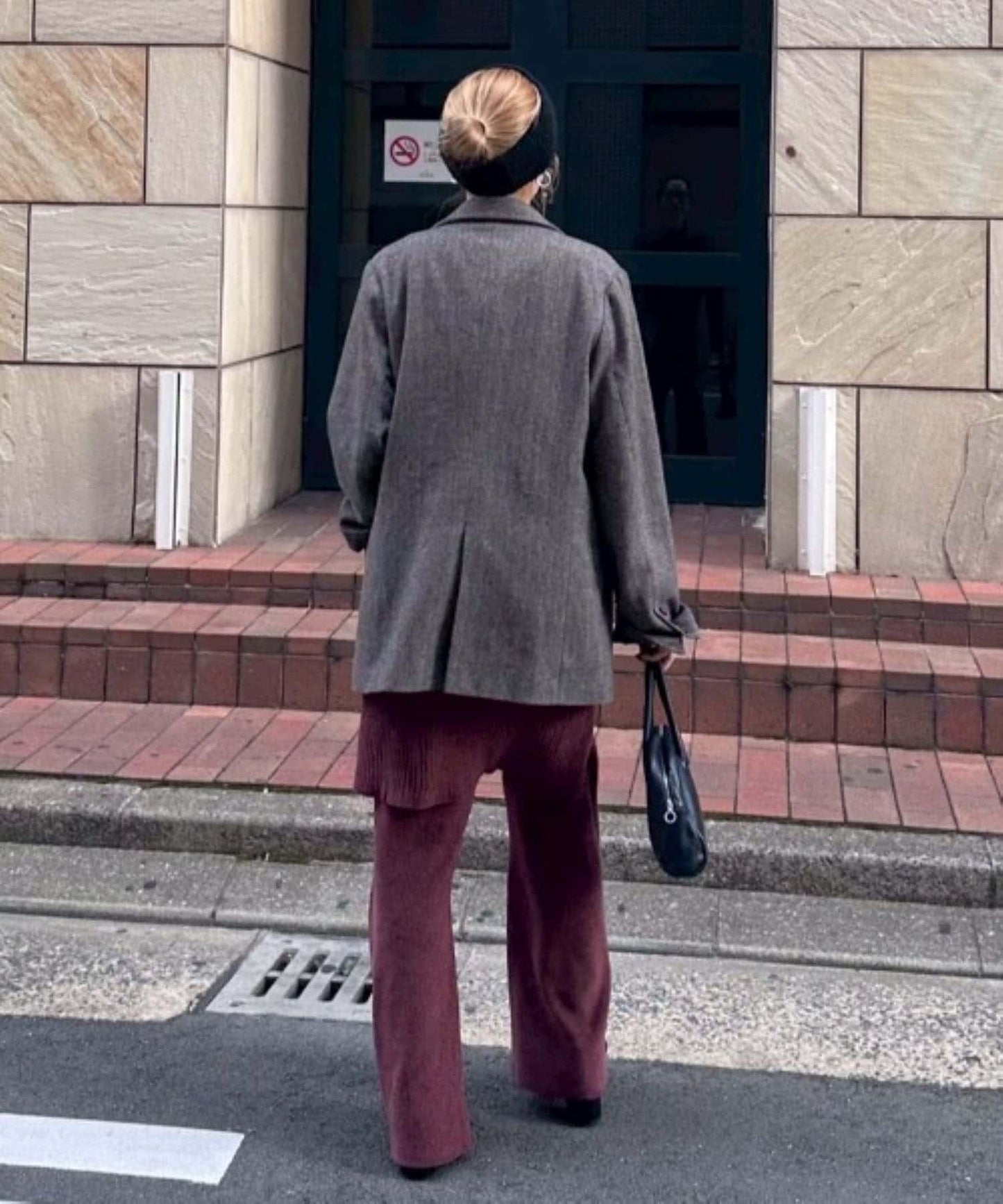 【PON企畫】顯瘦前後兩穿毛絨針織吊帶長款上衣