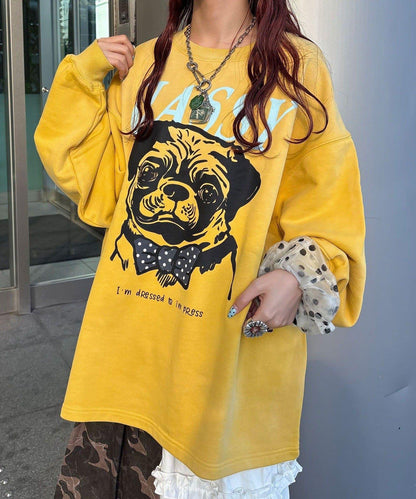【まるお(@_maruoo0___)企畫】巴哥犬印花衛衣