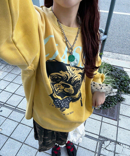 【まるお(@_maruoo0___)企畫】巴哥犬印花衛衣