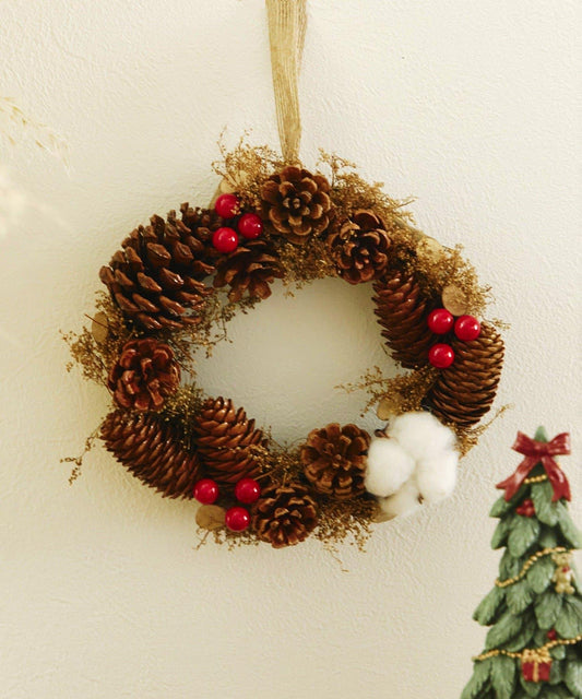赤い実のミニリース/クリスマス