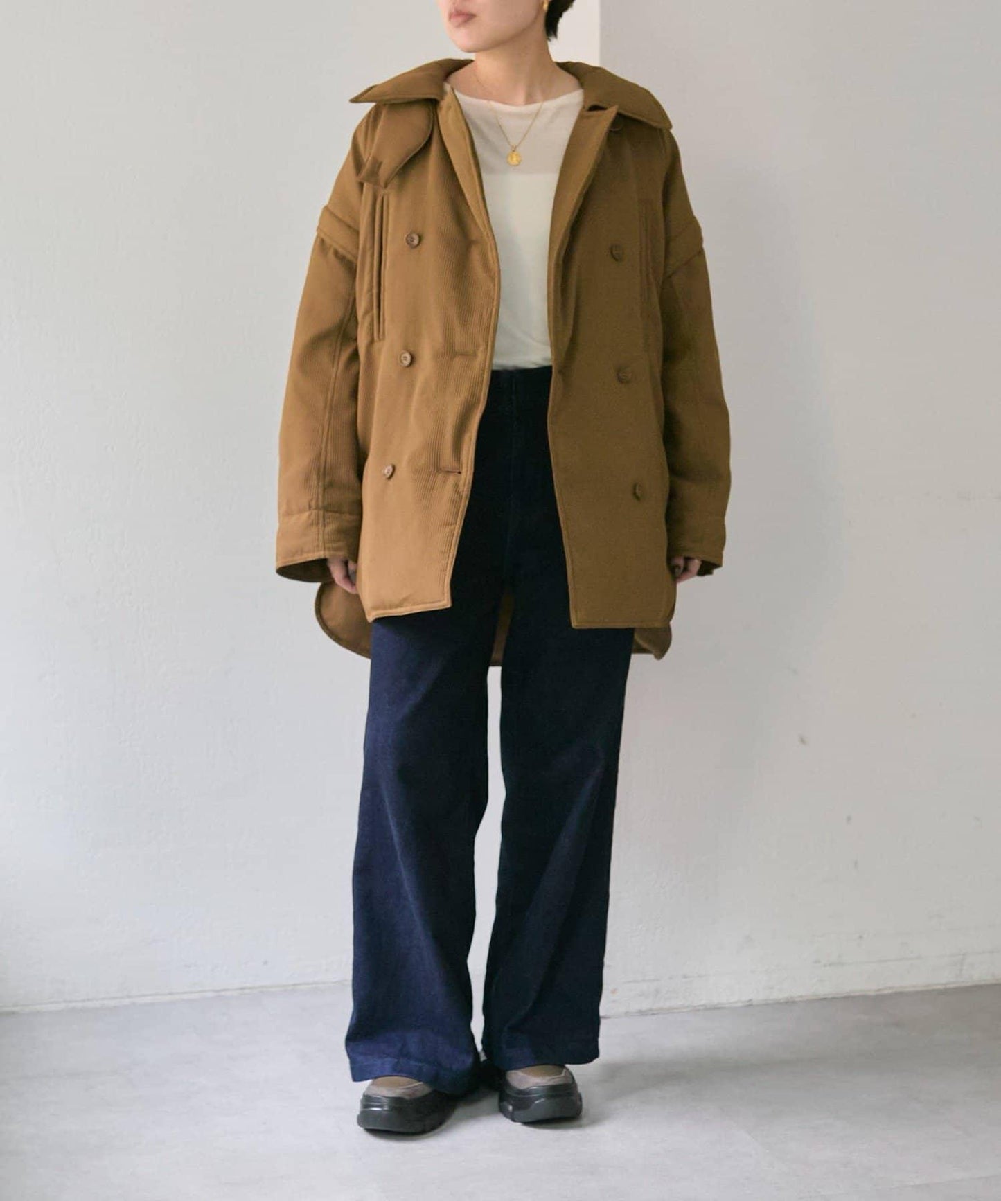 輕量/可拆卸袖子2WAY款式 西川再生羽絨短款【SUM1 STYLE(スミスタイル)】