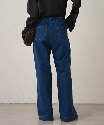 衛衣牛仔喇叭褲