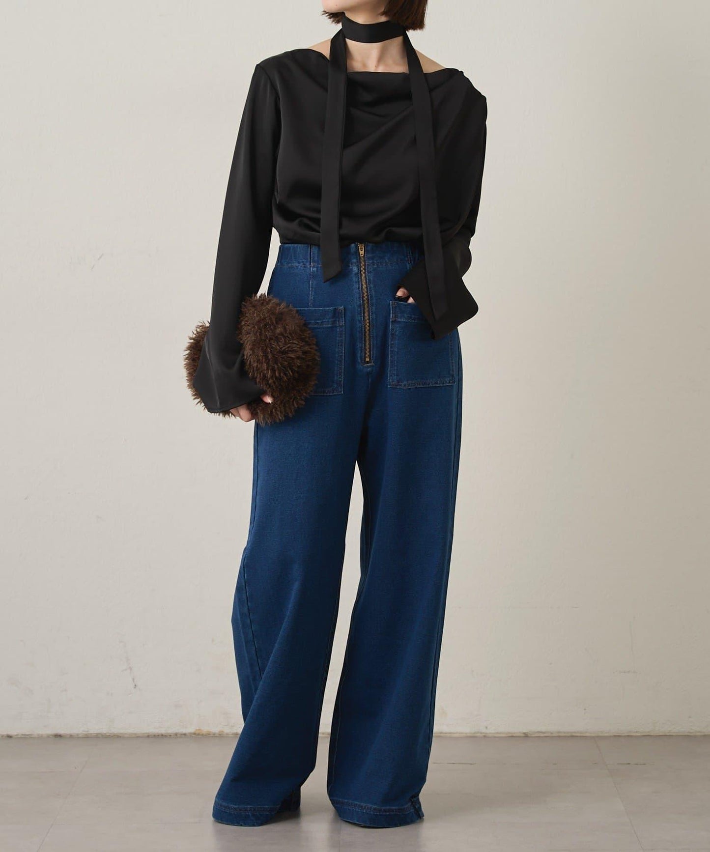 衛衣牛仔喇叭褲