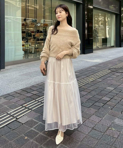 【megumi企畫】後系蝴蝶結2way針織套裝連衣裙