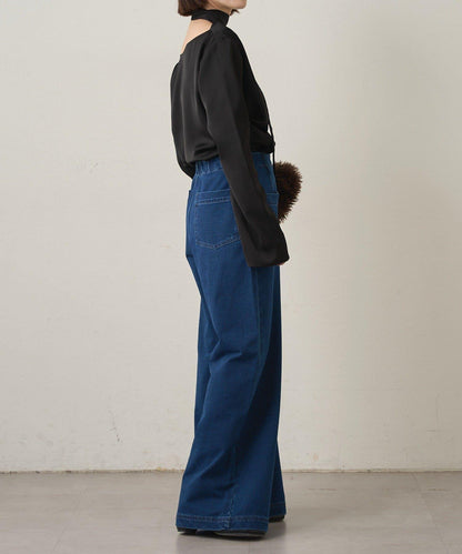 衛衣牛仔喇叭褲