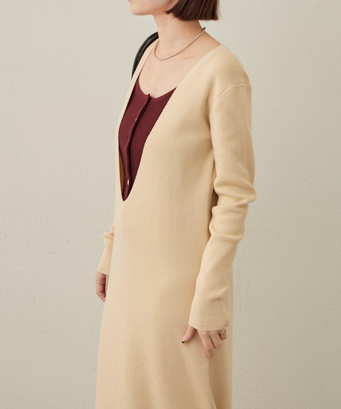 【sato企畫】針織連衣裙吊帶背心套裝