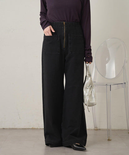 衛衣牛仔喇叭褲