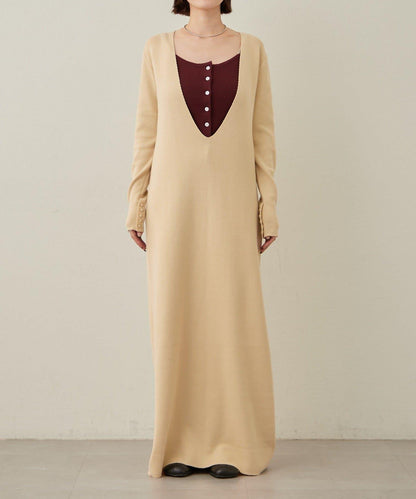 【sato企畫】針織連衣裙吊帶背心套裝