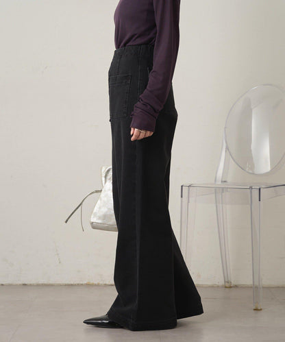 衛衣牛仔喇叭褲