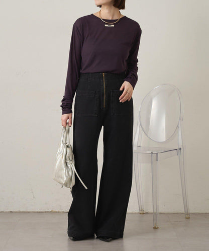 衛衣牛仔喇叭褲