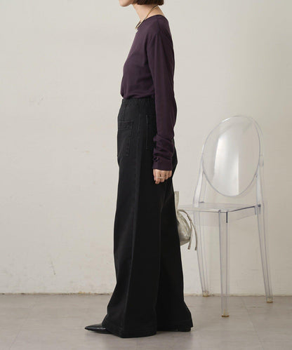 衛衣牛仔喇叭褲