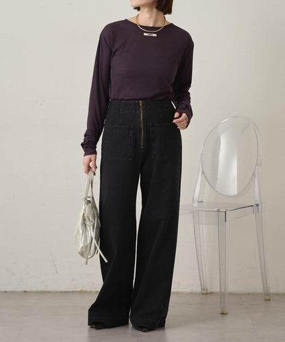 衛衣牛仔喇叭褲