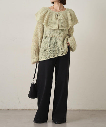 衛衣牛仔喇叭褲