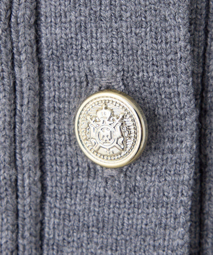 【Nono企畫】毛絨翻領麻花針織套裝