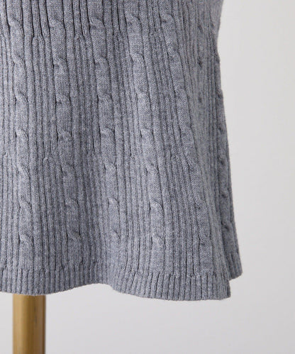 【Nono企畫】毛絨翻領麻花針織套裝