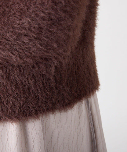 【megumi企畫】後系蝴蝶結2way針織套裝連衣裙