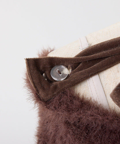 【megumi企畫】後系蝴蝶結2way針織套裝連衣裙