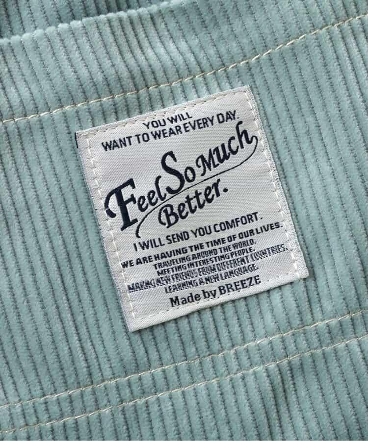 POP插畫燈芯絨長褲 10分丈