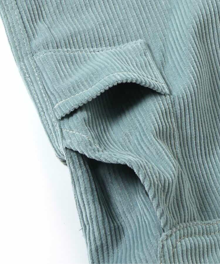 POP插畫燈芯絨長褲 10分丈