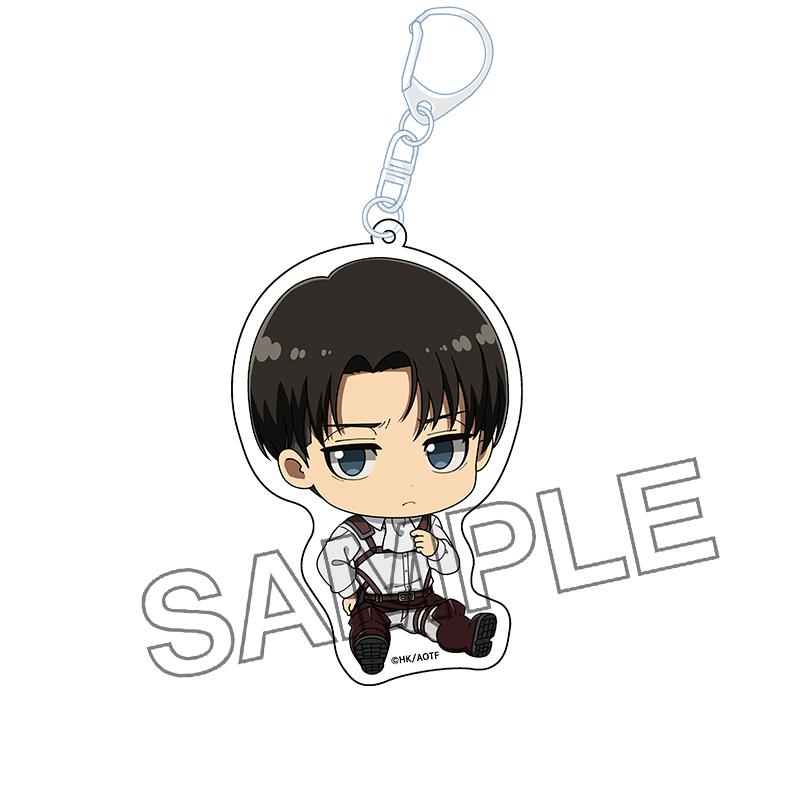 《進擊的巨人》 ぺたん娘亞克力鑰匙扣 vol.2 利威爾