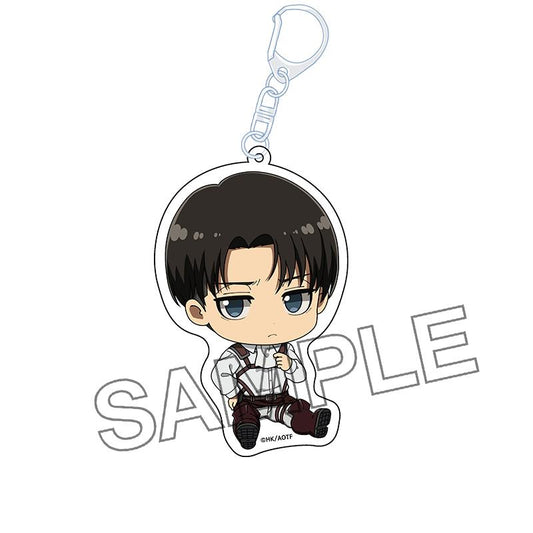 《進擊的巨人》 ぺたん娘亞克力鑰匙扣 vol.2 利威爾