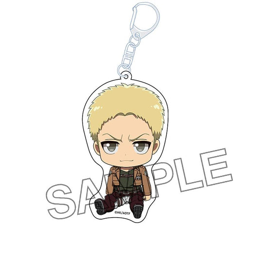 《進擊的巨人》 ぺたん娘亞克力鑰匙扣 vol.2 萊納