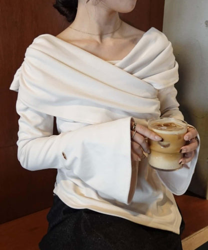 【Yuna企畫】交叉領2WAY針織衫