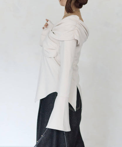 【Yuna企畫】交叉領2WAY針織衫