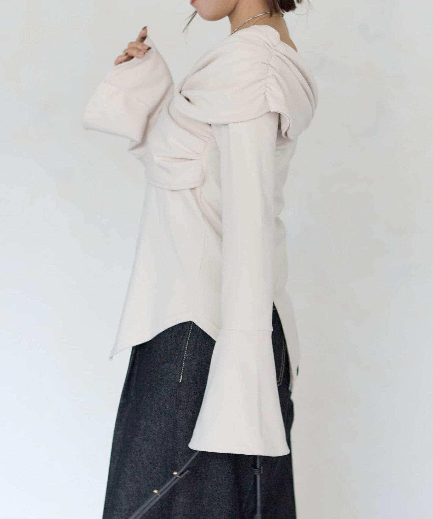 【Yuna企畫】交叉領2WAY針織衫