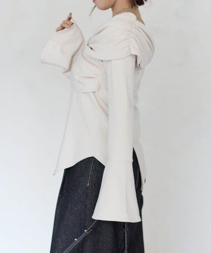 【Yuna企畫】交叉領2WAY針織衫