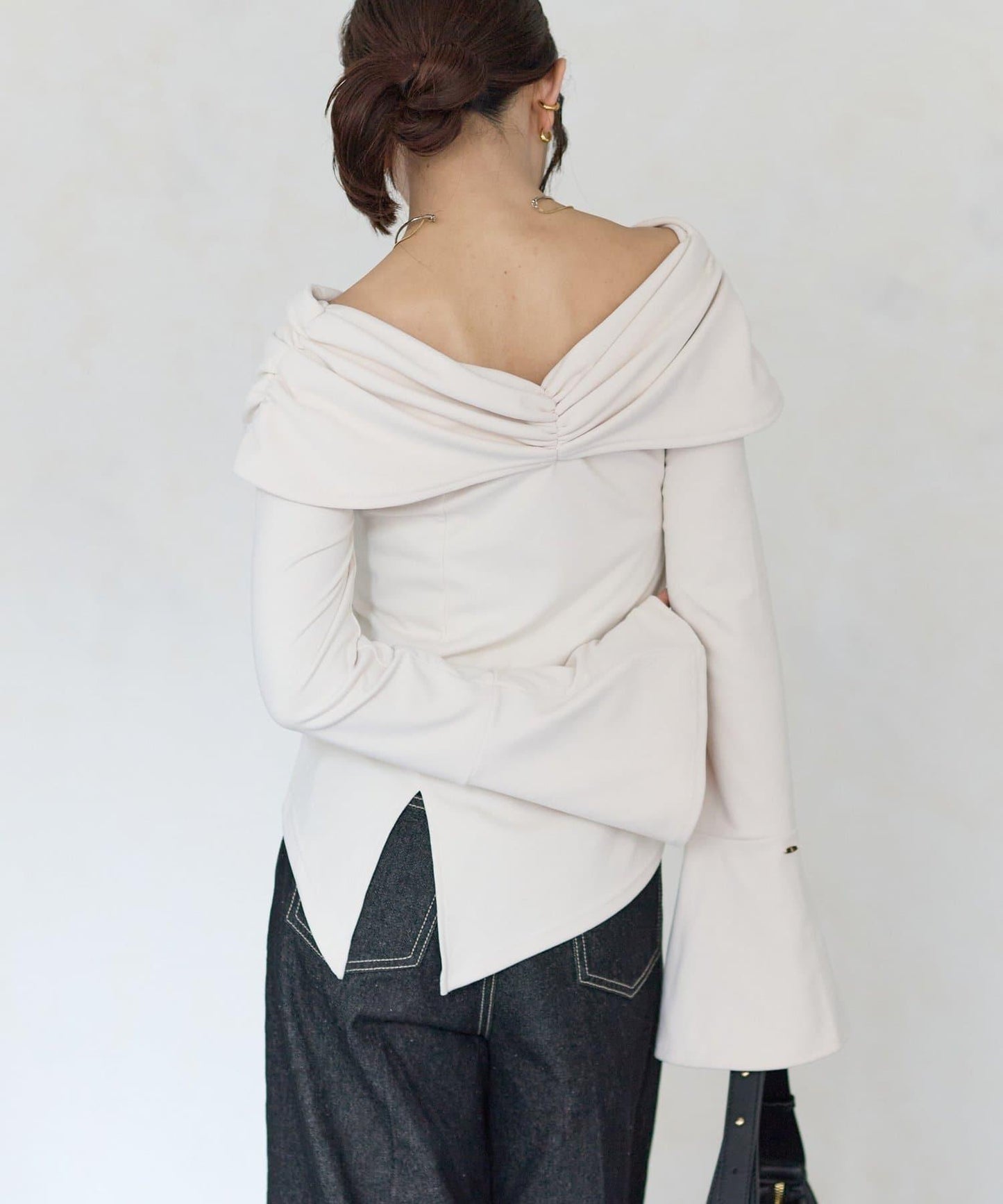 【Yuna企畫】交叉領2WAY針織衫