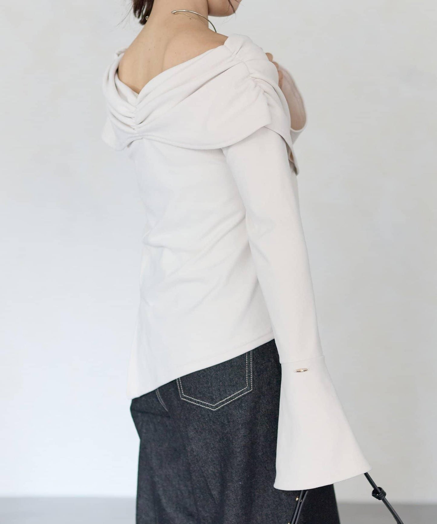 【Yuna企畫】交叉領2WAY針織衫