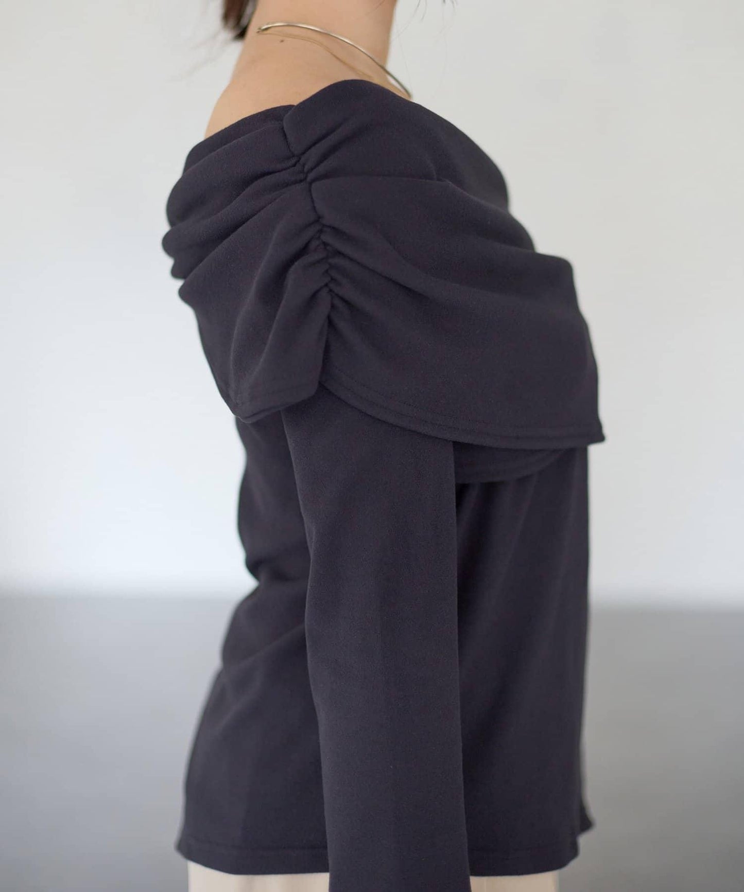 【Yuna企畫】交叉領2WAY針織衫