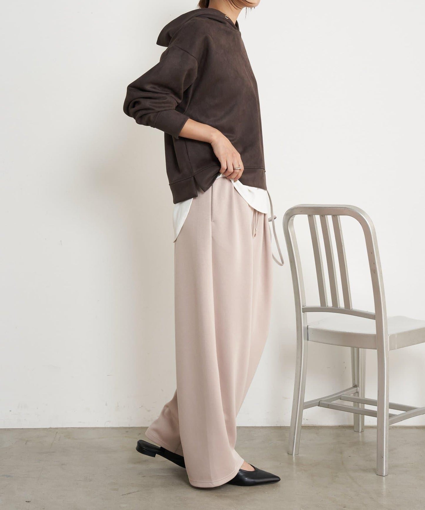 曲線剪裁束身褲