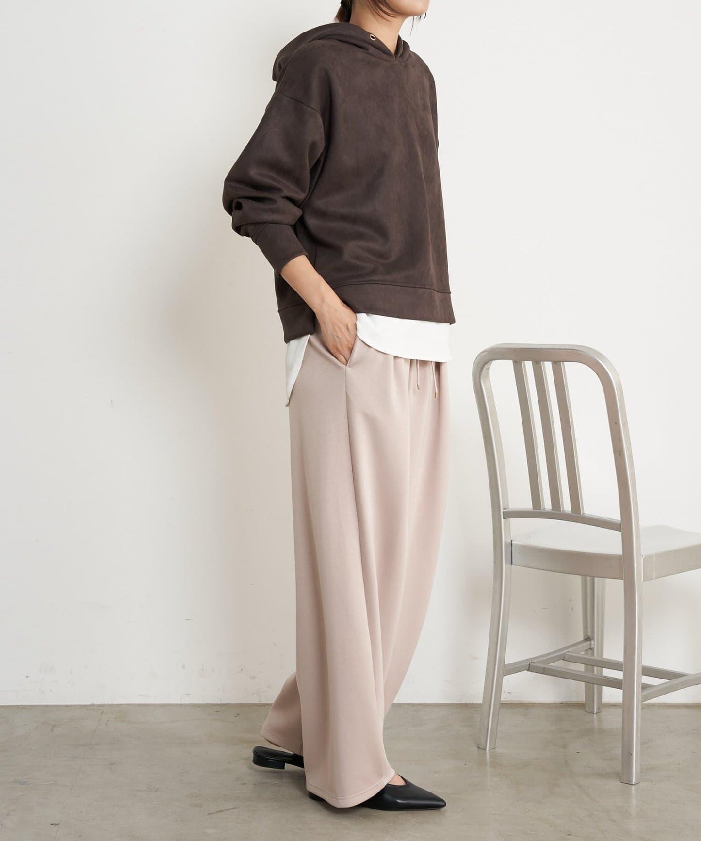 曲線剪裁束身褲