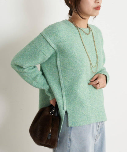 寬鬆不規則針織衫