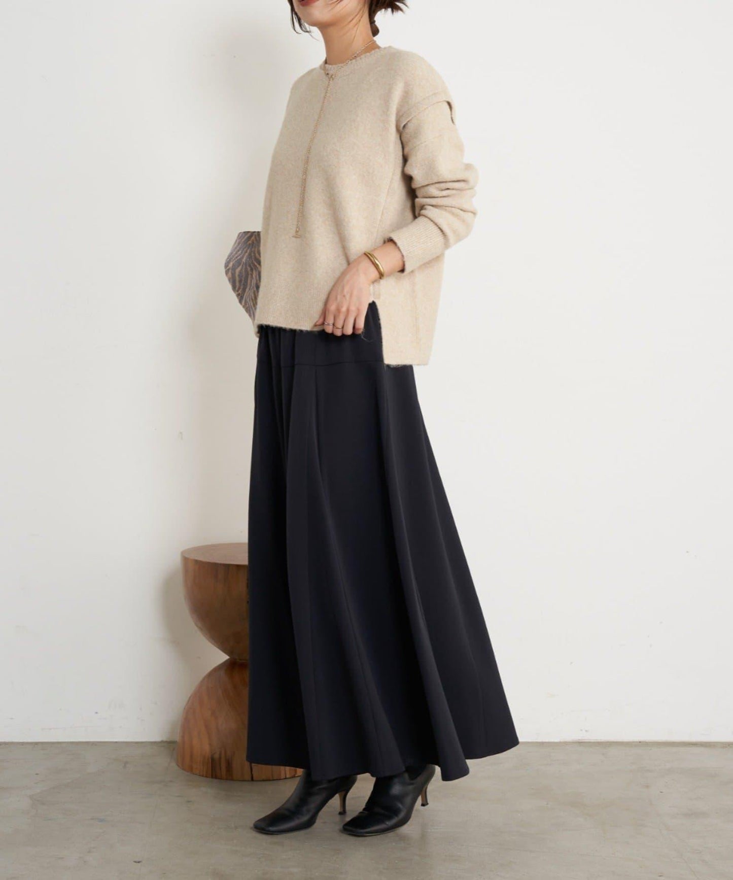 寬鬆不規則針織衫