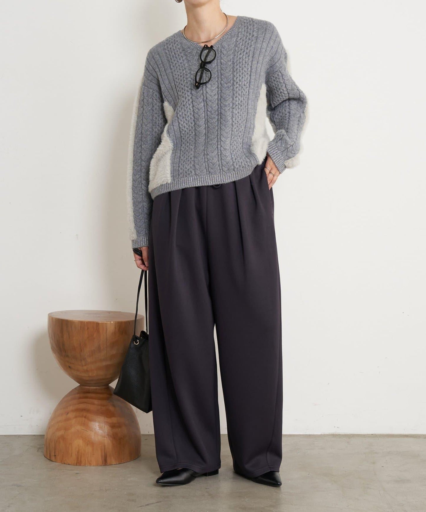 曲線剪裁束身褲