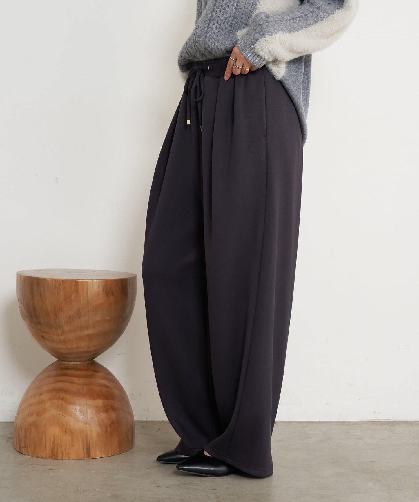 曲線剪裁束身褲