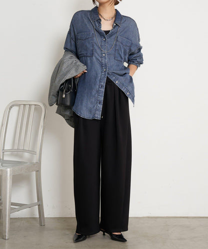 曲線剪裁束身褲