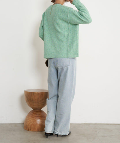 寬鬆不規則針織衫