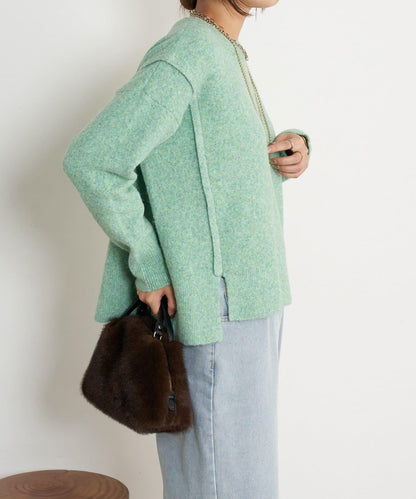 寬鬆不規則針織衫