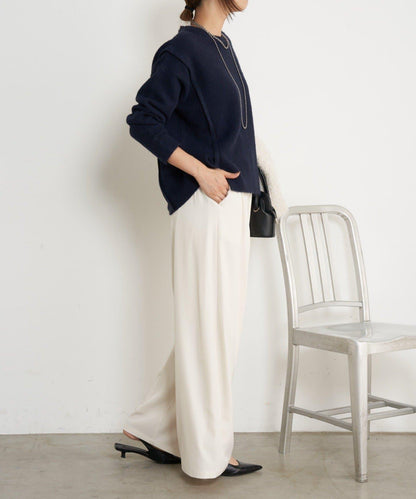 寬鬆不規則針織衫