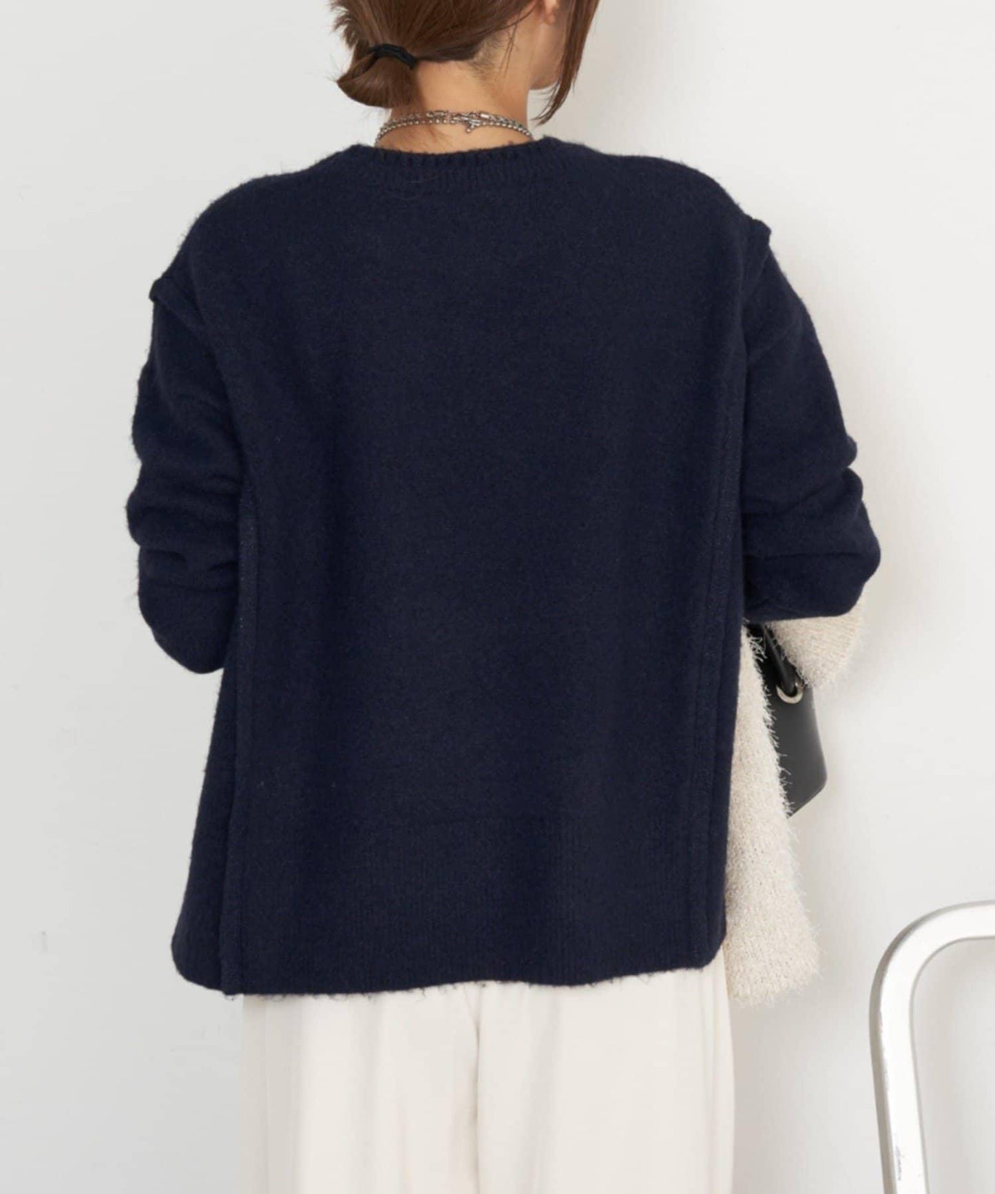 寬鬆不規則針織衫