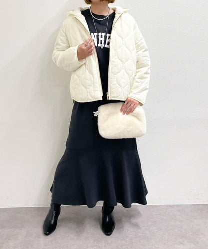 《幅広く楽しめる◎》馬甲+短款絎縫外套